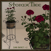 Iron Plant Stand Planter Roses A4