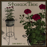 Iron Plant Stand Planter Roses A5