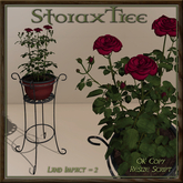 Iron Plant Stand Planter Roses A12