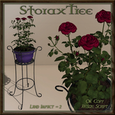 Iron Plant Stand Planter Roses A16