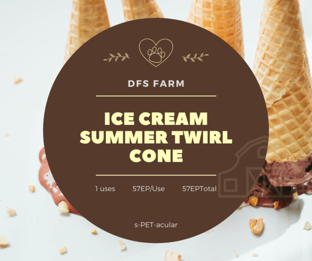DFS Ice Cream Summer Twirl Cone