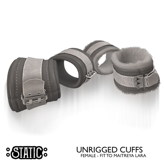 ::Static:: Bound Cuffs {White} Female