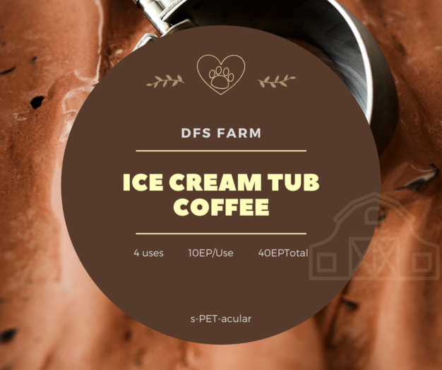 DFS Ice Cream Tub - Coffee