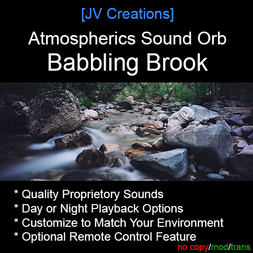 [JV] Atmospherics Sound: Babbling Brook (BOXED)