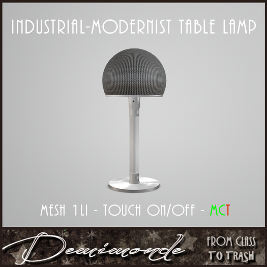 [CYN] Industrial Modernist Table Lamp