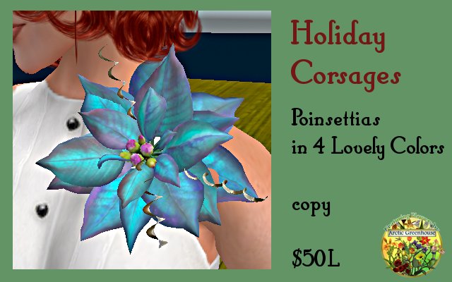 Poinsettia Corsage