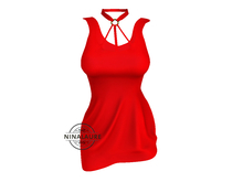 Fetch | Caro Harness Dress | Red
