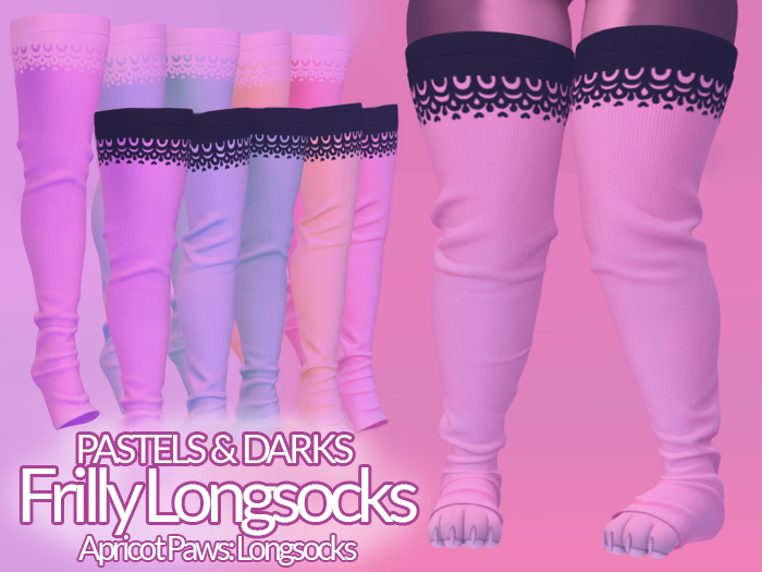 Berrybird - Frilly Longsocks [Pastels&Darks]
