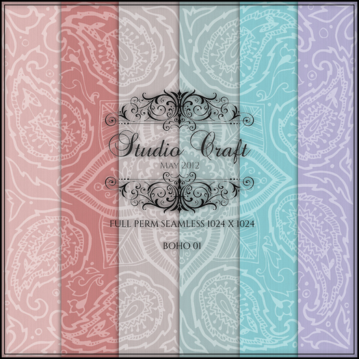 Studio Craft * BOHO 02 Silk * Full Perm Textures