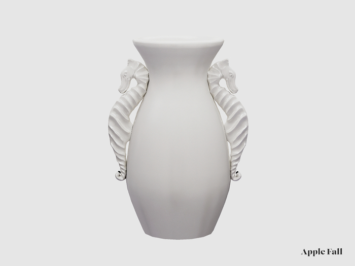 Apple Fall Seahorse Vase Object 