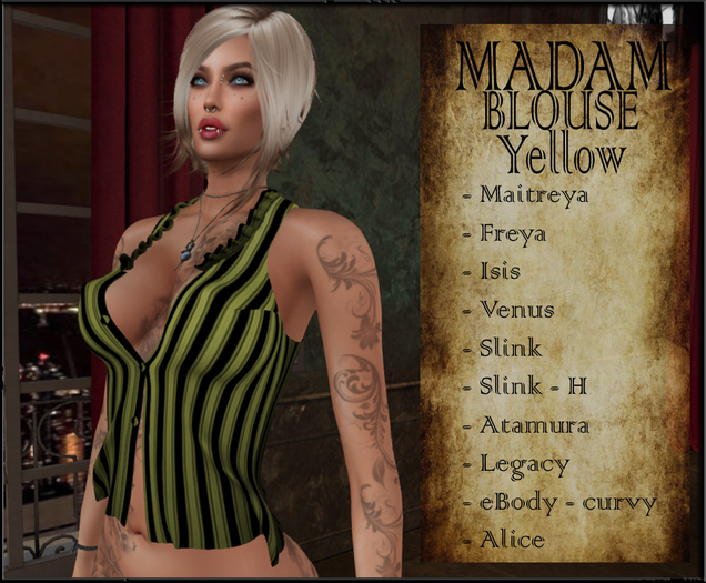 Madame Yellow - (BOX) - ENIGMA*.C.C.