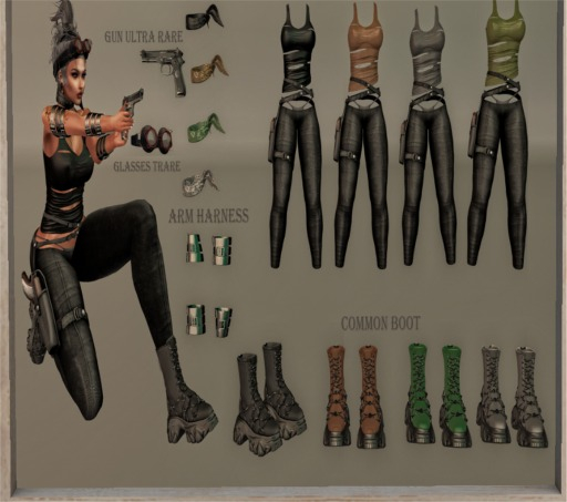 KS COMBAT GYRL GACHA  grey