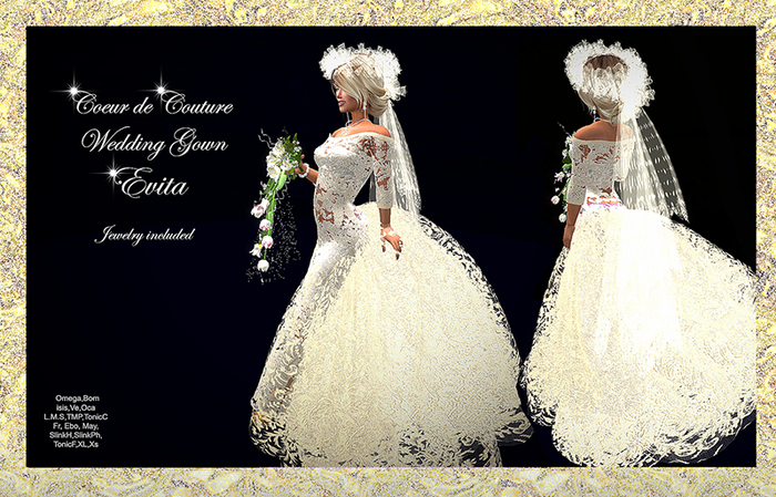 Coeur de Couture Wedding Gown Evita Box