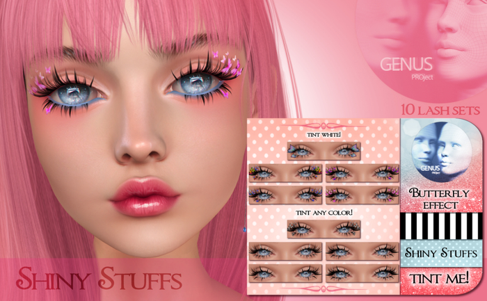 ~Shiny Stuffs~ Genus Butterfly Effect lashes (add me)