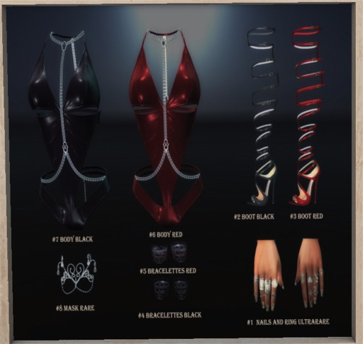KEY STYLE  - Syrien (Gacha) body, shoes,barcletts red hourglass
