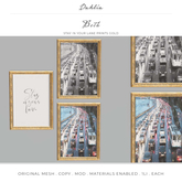 Dahlia - Beth - Stay in your lane Prints - Gold
