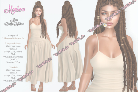 Second Life Marketplace - Mouse * Mari Outfit Nude DEMO