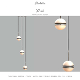 Dahlia - Beth - Pearl Lights - Silver 