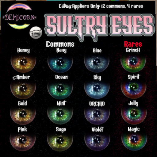 {Demicorn} Sultry Eyes - Navy