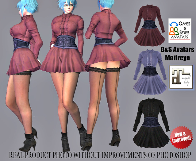 Mini Dress 3 colors Version G&S & Maitreya - BOX