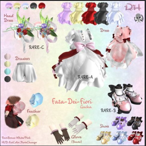 ,',RxH,',FATA-DEI-FIORI RARE C HeadDress[Rez]