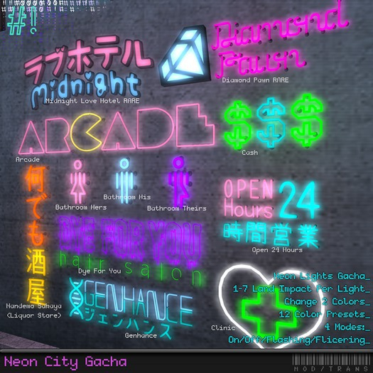 #hashbang! - Neon City Gacha - Diamond Pawn RARE