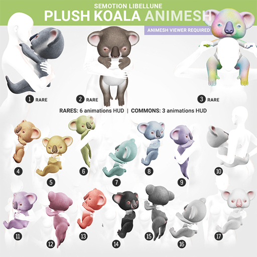 SEmotion Libellune Plush Koala Animesh #9