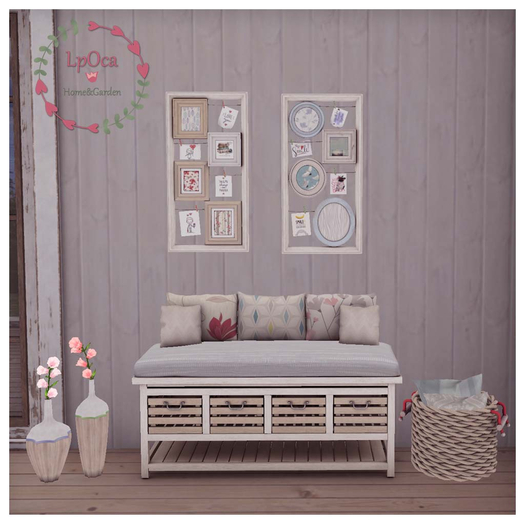LpOca Outdoor Crate Bench