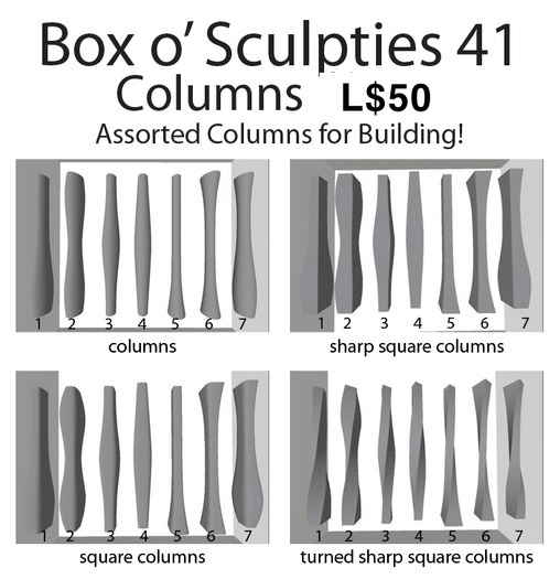 Box o' Sculpties 41 - Columns