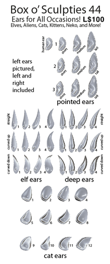 Box o' Sculpties 44 - Ears