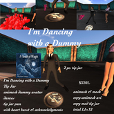 Dancing with a Dummy animesh Tip jar set-Avi Box