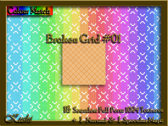 !Kushi! BrokenGrid01 Textures -WearToUnpack