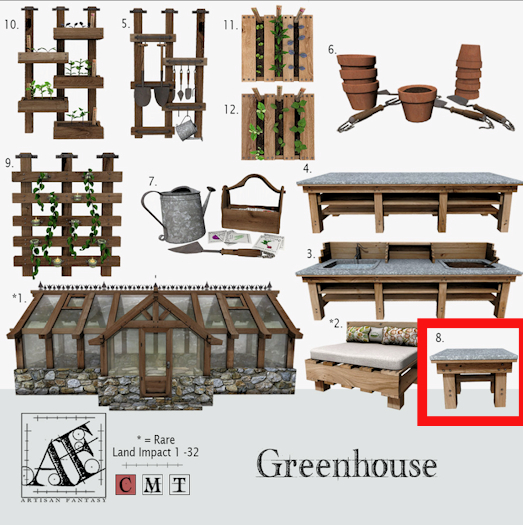 *AF* Greenhouse 08 - Side Table