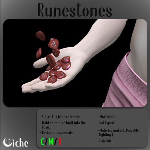 Oiche - Runestones (Red)
