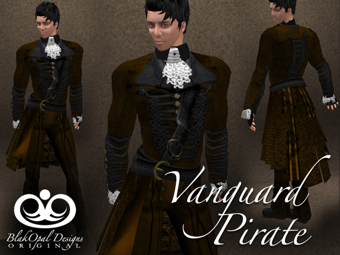 Vanguard Pirate Outfit - Brown