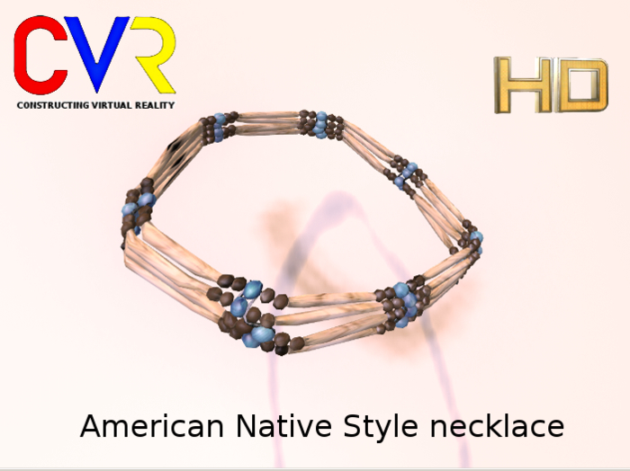 Native american style necklace box