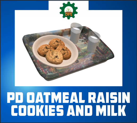 DFS PD OATMEAL RAISIN COOKIES AND MILK (texture)