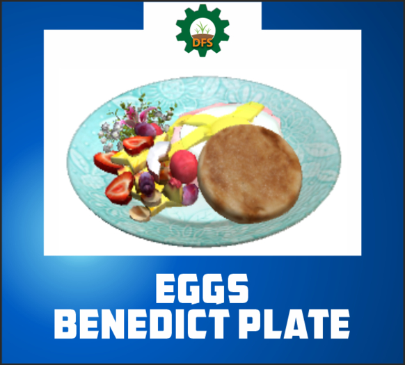 DFS EGGS BENEDICT PLATE (texture)