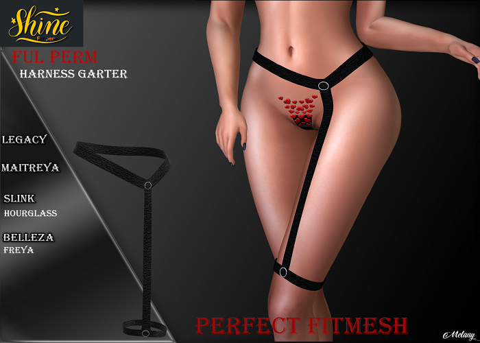 SHINE_MELANY Harness Garter  (FULL PERM)