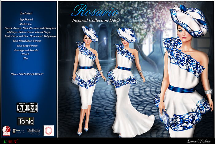 -Lamu Fashion-Outfit *Rosario* DEMO Inspired collection D&G