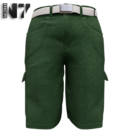 Nero - Gualtieri Cargo Shorts - Green