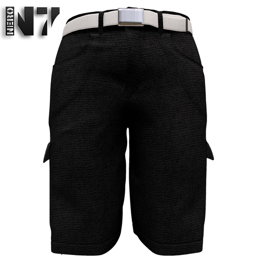 Nero - Gualtieri Cargo Shorts - Black