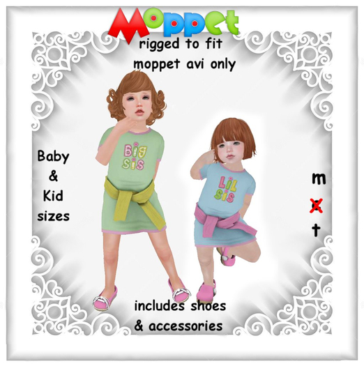 Moppet Big and Lil Sis Set