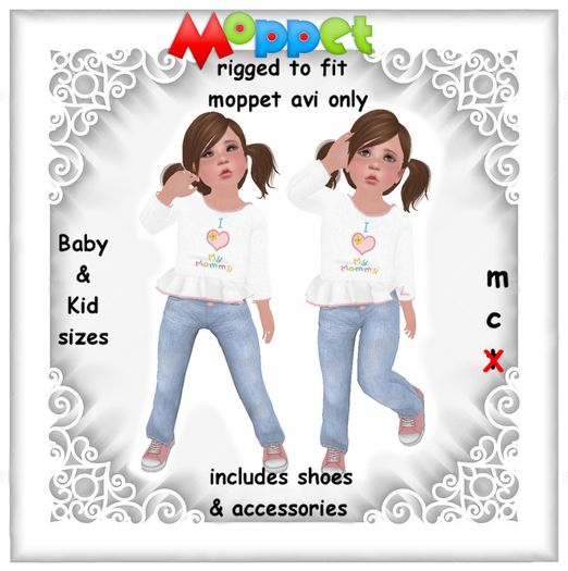 Moppet I Heart My Mommy  Set