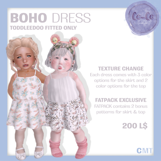 Co-Co Boho Dress - Fat Pack