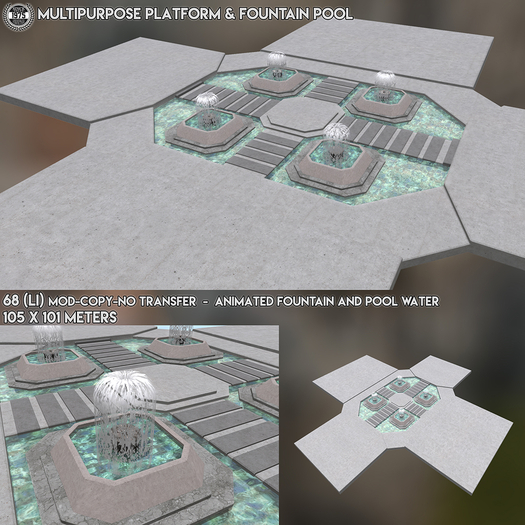 [Since1975] Multipurpose Platform & Fountain Pool