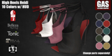 GAS [High Heels Heidi - 10 Colors w/HUD FATPACK]