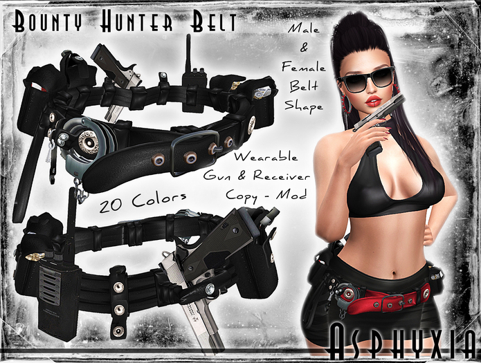 Asphyxia Bounty Hunter Belt