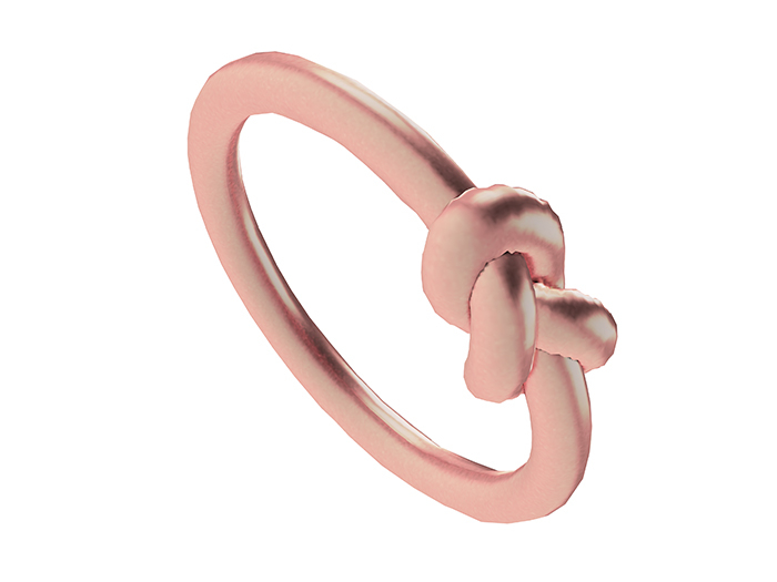 MINIMAL - Knot Bracelet RoseGold