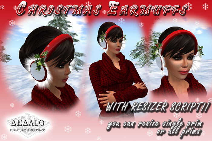 Christmas Earmuffs WEARABLE